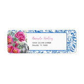 Étiquette de l'adresse de retour de la discothèque (Devant)