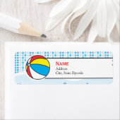 Étiquette de l'adresse de retour de la partie du p (En situation)