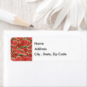 Étiquette de l'adresse de retour de la pastèque (En situation)