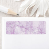 Étiquette de l'adresse de retour de la pierre de m (En situation)