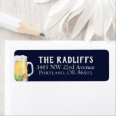 Étiquette de l'adresse de retour de la viande (En situation)