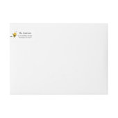 Étiquette de l'adresse de retour de l'abeille (Devant)