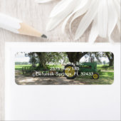 Étiquette de l'adresse de retour de l'ancien tract (En situation)