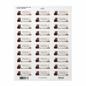 Étiquette de l'adresse de retour de l'ours (Feuille entière)