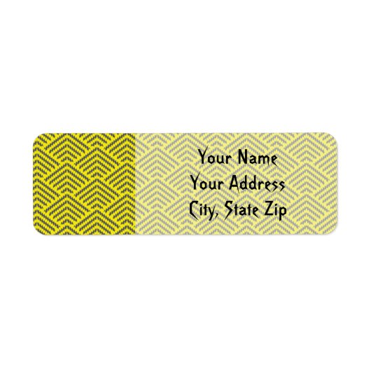 Étiquette de l'adresse de retour des arches de fou (Devant)