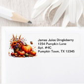 Étiquette de l'adresse de retour des célébrations