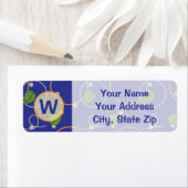 Étiquette de l'adresse de retour des lucioles au-d (En situation)