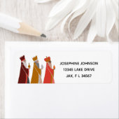 Étiquette de l'adresse de retour des trois sages r (En situation)