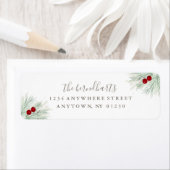 Étiquette de l'adresse de retour des vacances *Soy (En situation)