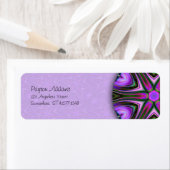 Étiquette de l'adresse de retour du mandala d'inte (En situation)