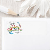 Étiquette de l'adresse de retour du mois de sensib (En situation)