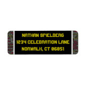 Étiquette de l'adresse de retour du parti de Coder (Devant)