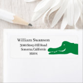 Étiquette de l'adresse de retour Gator (En situation)