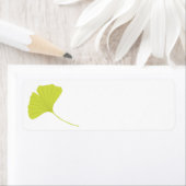 Étiquette de l'adresse de retour Ginkgo (En situation)