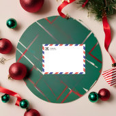 Étiquette de l'adresse de retour Happy Boston Terr