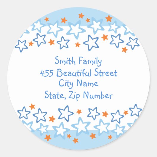 Étiquette de l'adresse de retour - Matthew Anniver (Devant)