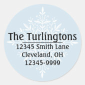 Étiquette de l'adresse de retour personnalisée du (Devant)