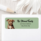 Étiquette de l'adresse de retour Pitbull (En situation)