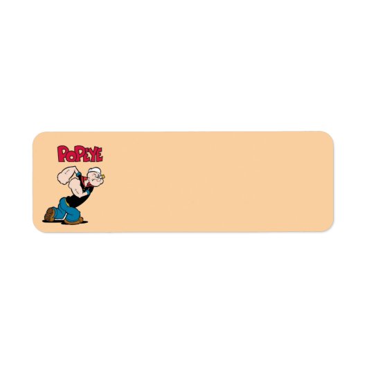 Étiquette de l'adresse de retour Popeye (Devant)