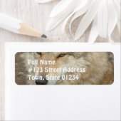 Étiquette de l'adresse de retour Wolf (En situation)