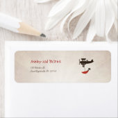 ÉTIQUETTE de l'adresse du vol AMOUR (En situation)