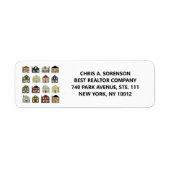 Étiquette de l'agent immobilier (Devant)