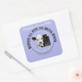 étiquette de lait de vache biologique (Enveloppe)