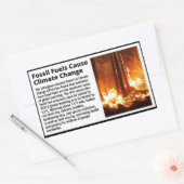 Étiquette de l'alerte au changement climatique (Enveloppe)