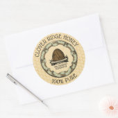 Étiquette de l'apiculteur de la ferme de miel (Enveloppe)