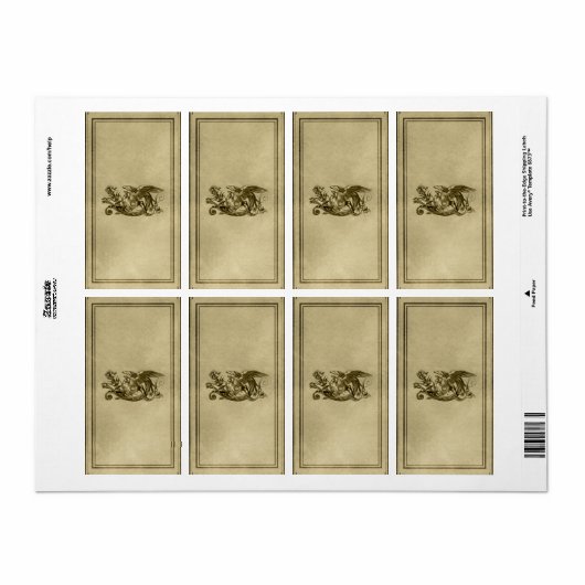 Étiquette de l'apothèque Griffin (Feuille entière)