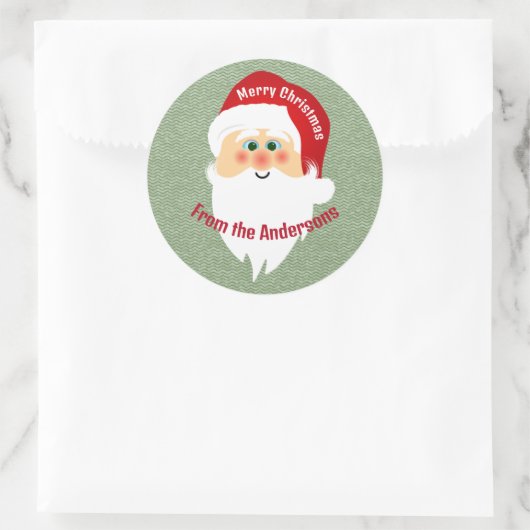 Étiquette de l'autocollant de conception du Père N (Sac)