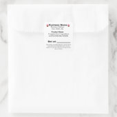 Étiquette de l'autocollant de droit de chalet de C (Sac)