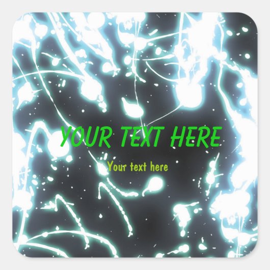 étiquette de l'autocollant de la partie à bâton bl (Devant)