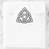 Étiquette de l'autocollant de triquetra noeud de t (Sac)