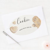 Étiquette de l'autocollant Holiday Cookie Exchange (Enveloppe)