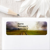 Étiquette De L'Autre Côté Des Miles (En situation)