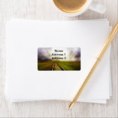 Étiquette De L'Autre Côté Des Miles (En situation)