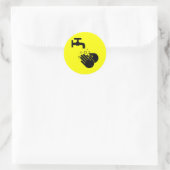 Étiquette de lavage des mains (Sac)