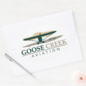 Étiquette de l'aviation Goose Creek (Enveloppe)