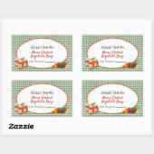 Étiquette de légumes pour pot de conservation tout (Feuille)