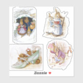 Étiquette de l'ensemble de lapin Petter (Feuille)