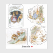 Étiquette de l'ensemble de lapin Petter (Feuille)