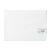 Étiquette de l'enveloppe de grise verte de la ment (Dos)