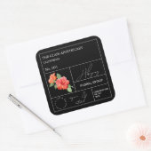 Étiquette de l'hibiscus d'Apothecaire (Enveloppe)