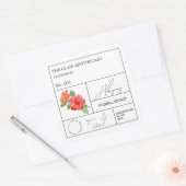 Étiquette de l'hibiscus d'Apothecaire (Enveloppe)