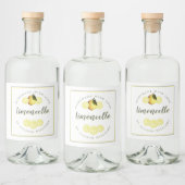 Étiquette de Limoncello fait maison sur mesure (Bouteilles)