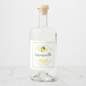 Étiquette de Limoncello fait maison sur mesure (Devant)