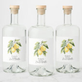 Étiquette de Limoncello Maison (Bouteilles)