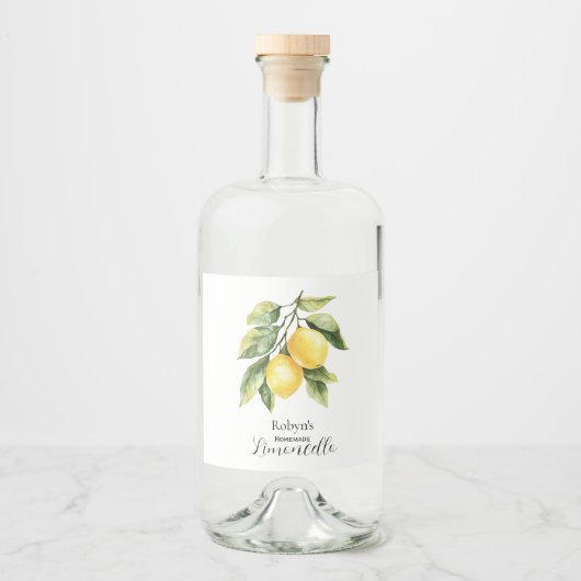 Étiquette de Limoncello Maison (Devant)