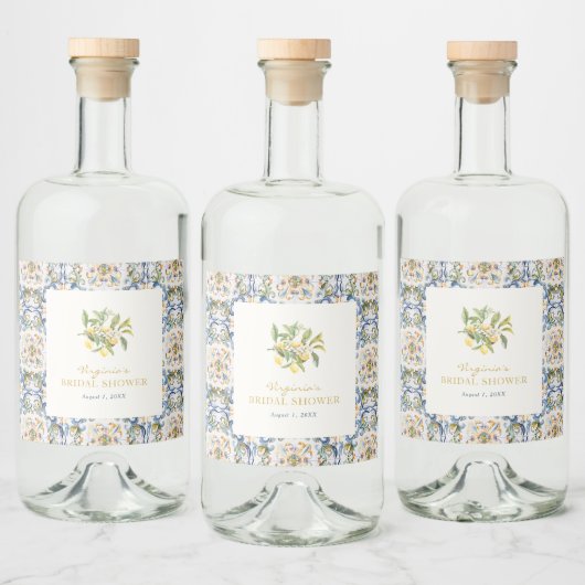 Étiquette de liqueur italienne (Bouteilles)